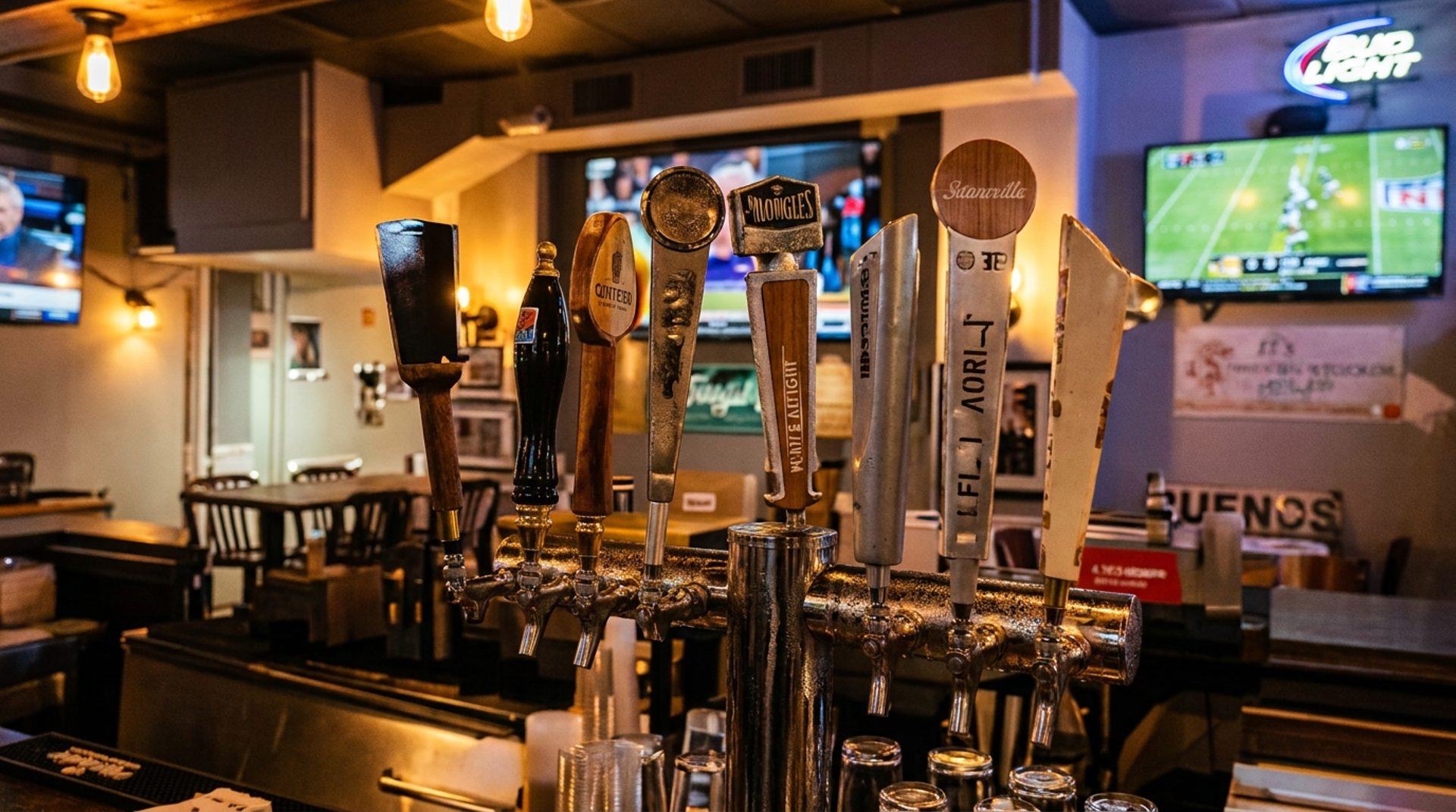 Cold draft, TVs on, seats ready