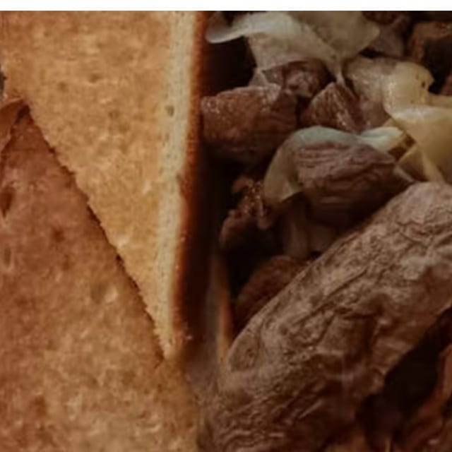 Tenderloin Tips On Toast.