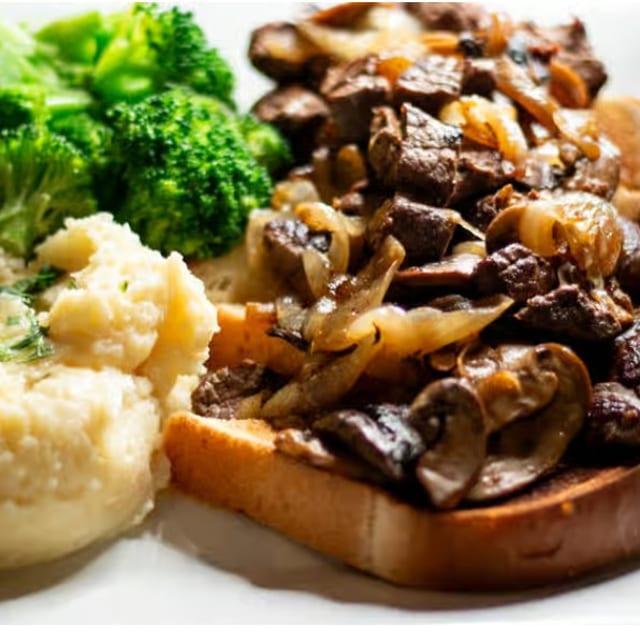 Tenderloin Tips Sandwich.