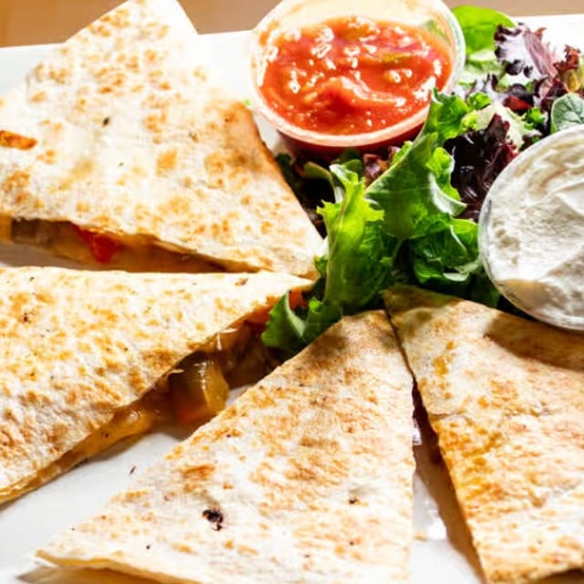 Grilled Vegetable Quesadilla.