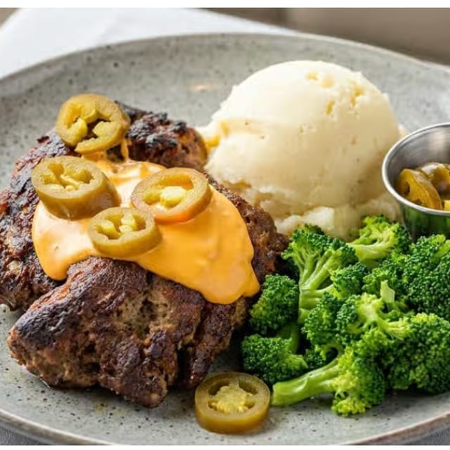 Cheddar Jalapeno Meatloaf.