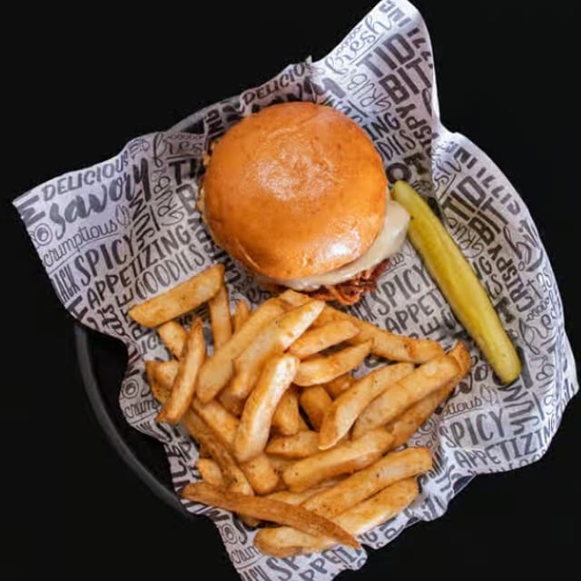 Pulled Pork Sandwich.