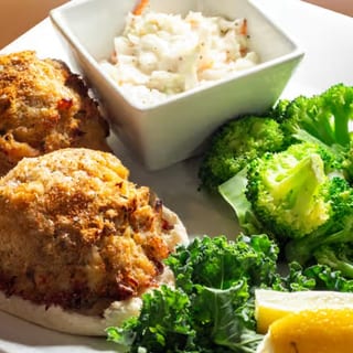 Crab Cakes (For One)